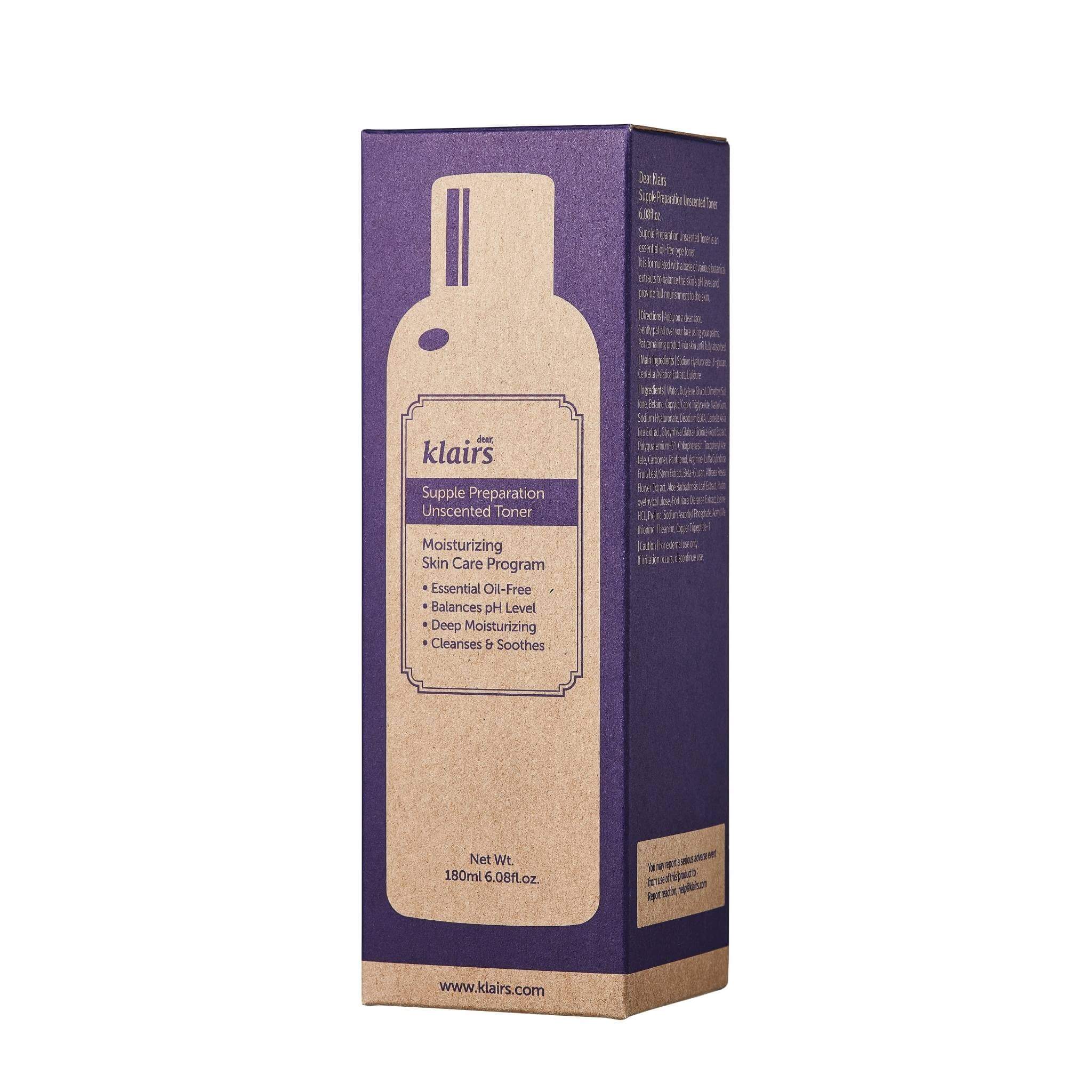 Supple Preparation Unscented Toner DEAR KLAIRS