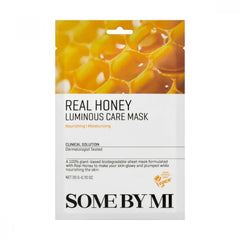 SOME BY MI Real Honey Luminous Care Mask — Masque Tissu Miel Lumineux