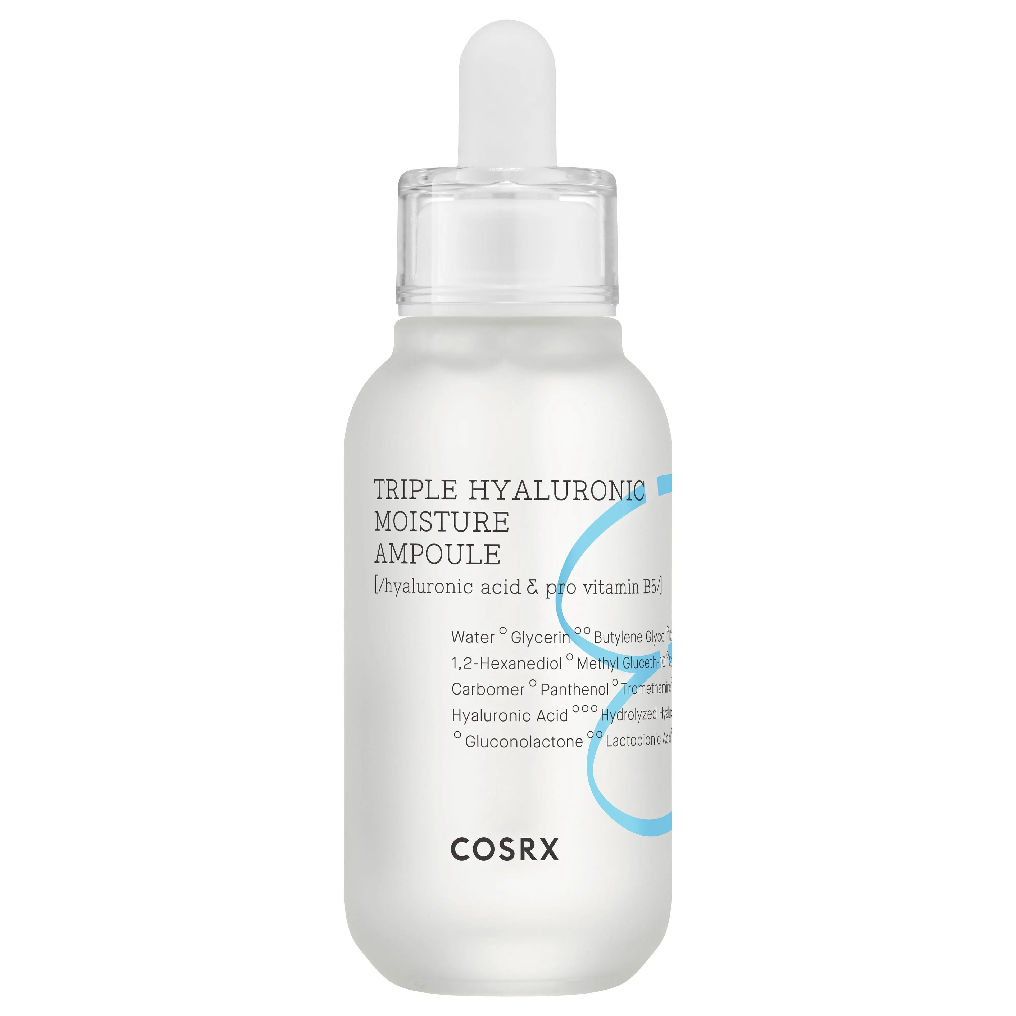 Ampoule ultra hydratante au triple acide hyaluronique de COSRX.