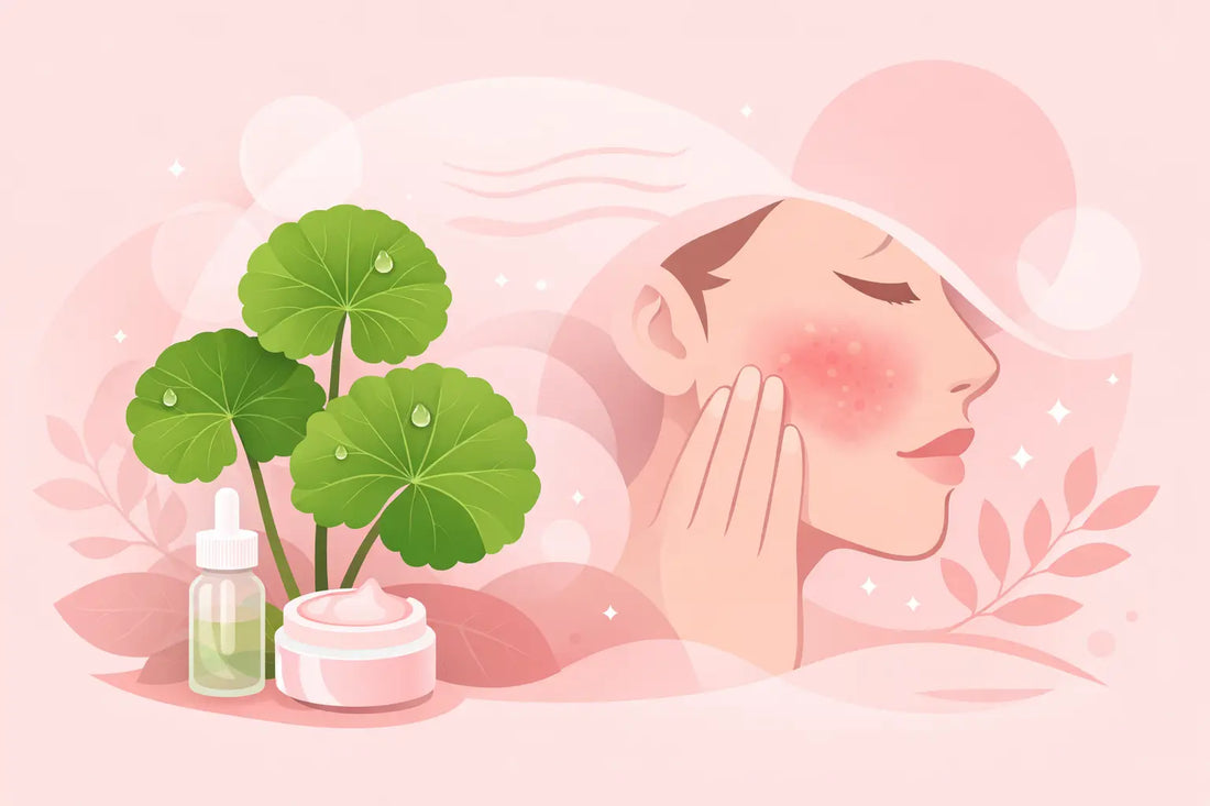 Centella asiatica coréenne contre les rougeurs