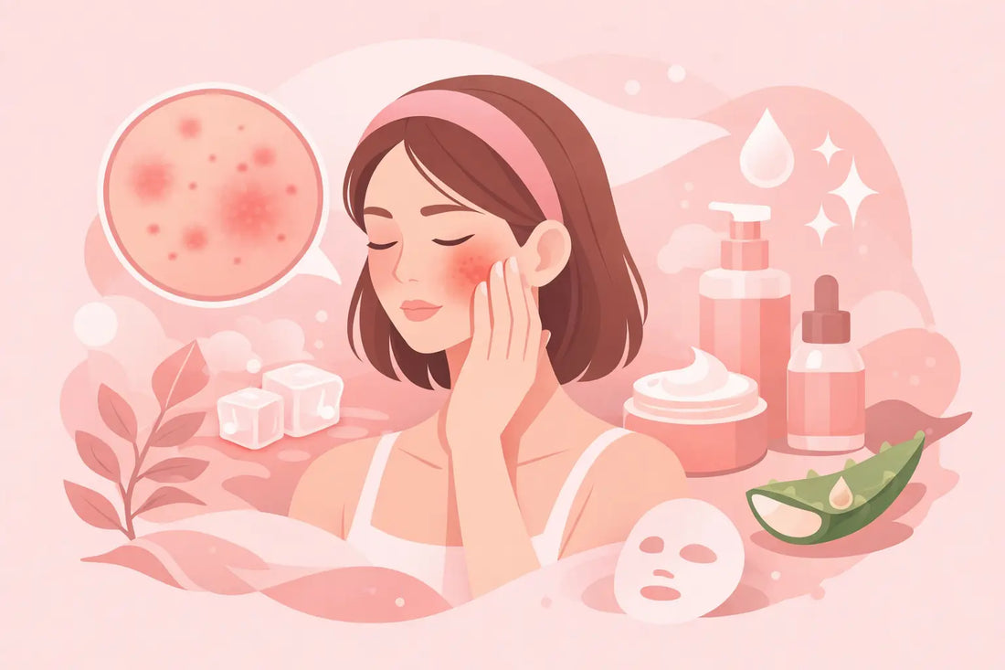 Comment calmer les rougeurs après les boutons ?