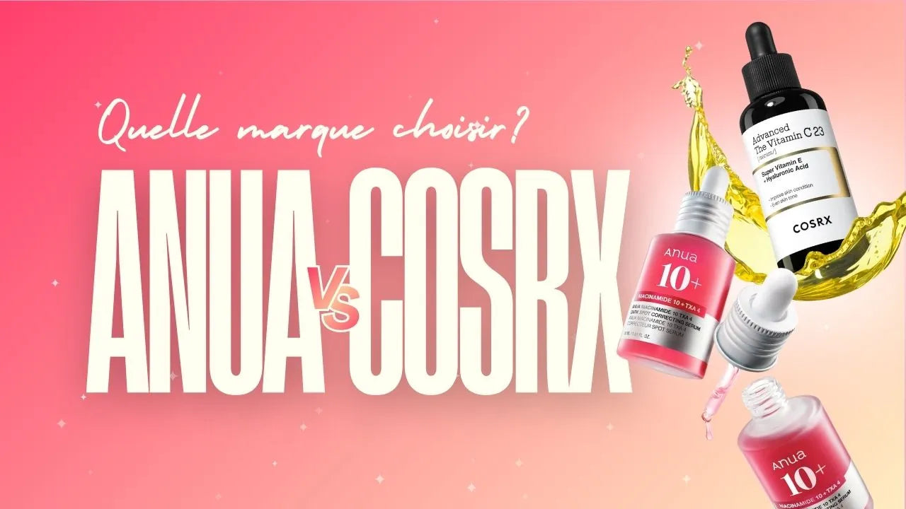 Comparatif ANUA vs COSRX : deux marques K-beauty coréennes disponibles à La Réunion sur Haru & Bom