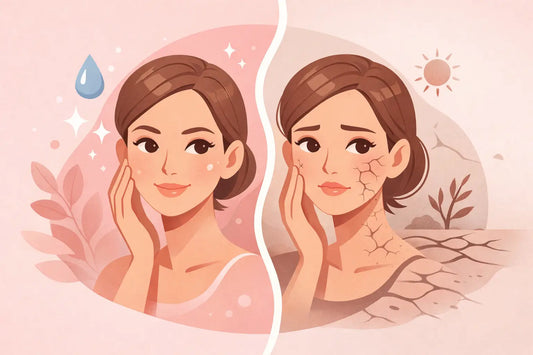 Peau déshydratée ou sèche, comment les distinguer ?