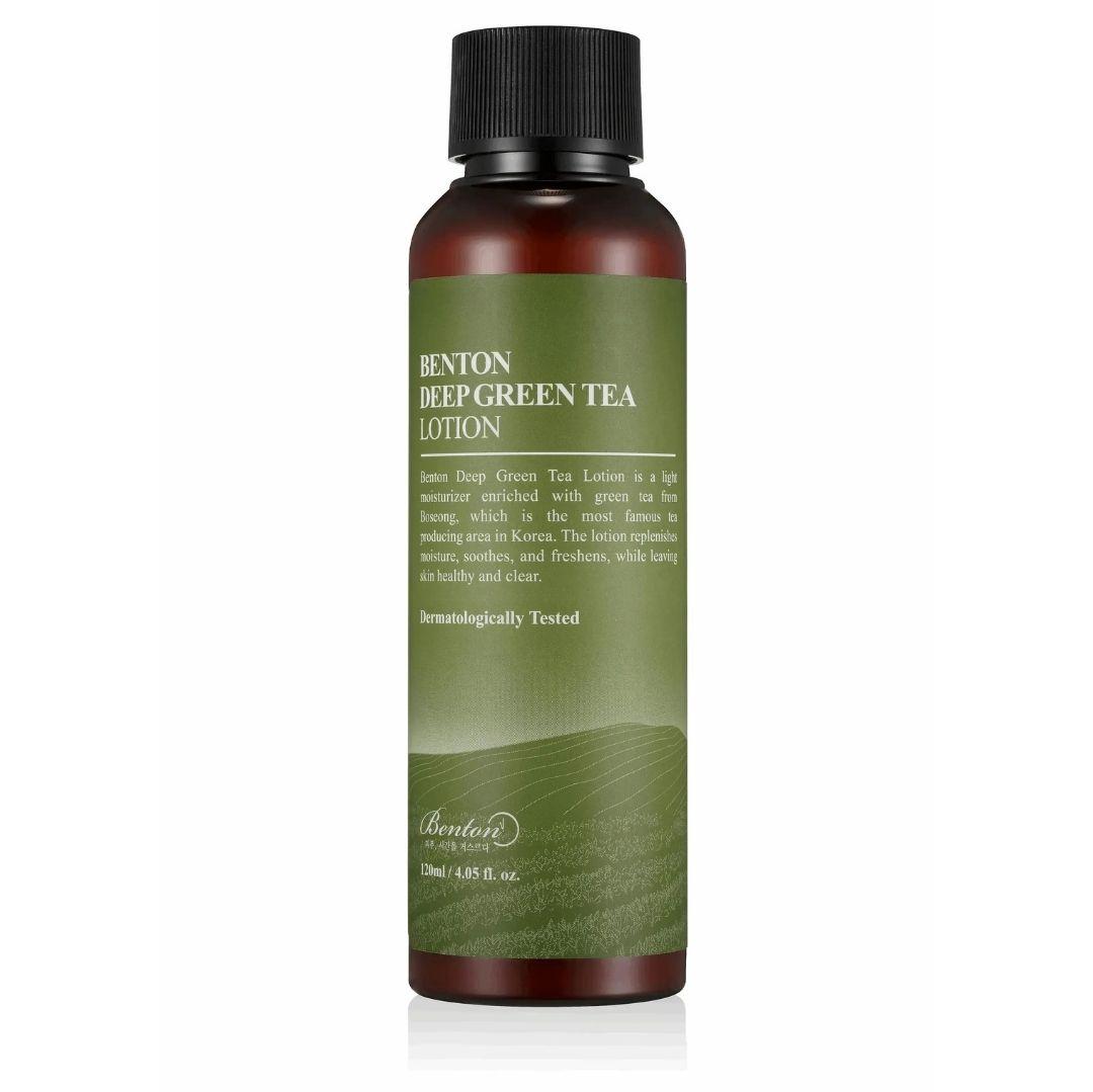 BENTON Deep Green Tea Lotion — Lotion Hydratante Légère au Thé Vert