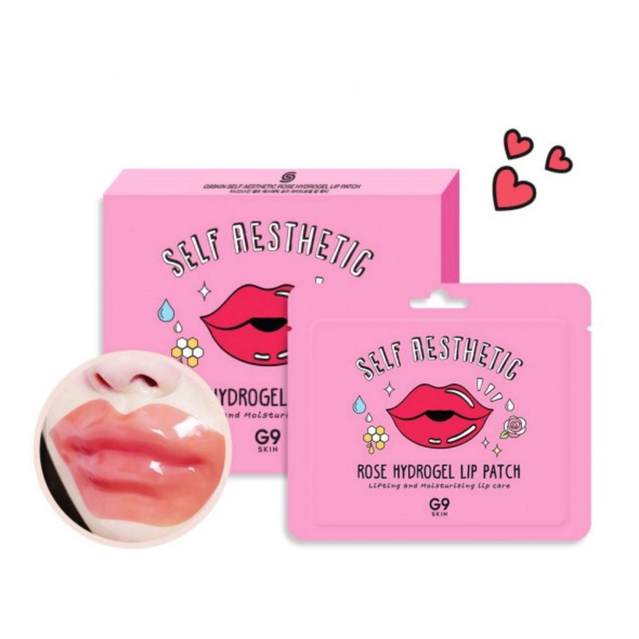 Self Aesthetic Rose Hydrogel Lip Patch G9 SKIN
