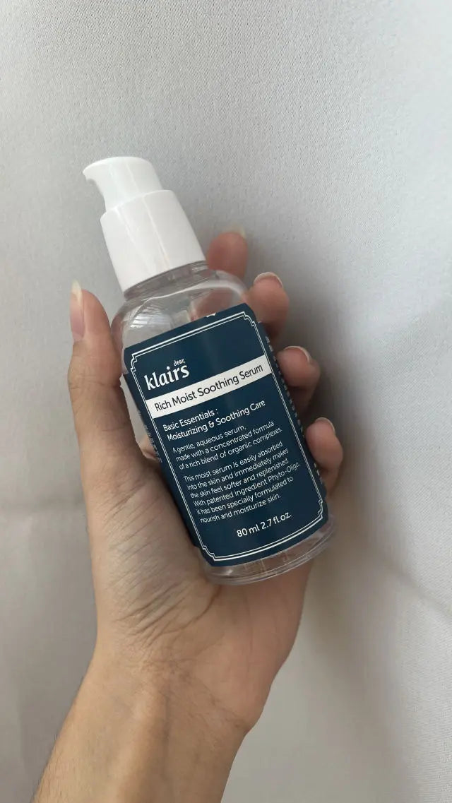 Dear Klairs Rich Moist Soothing Serum — Sérum Hydratant & Apaisant