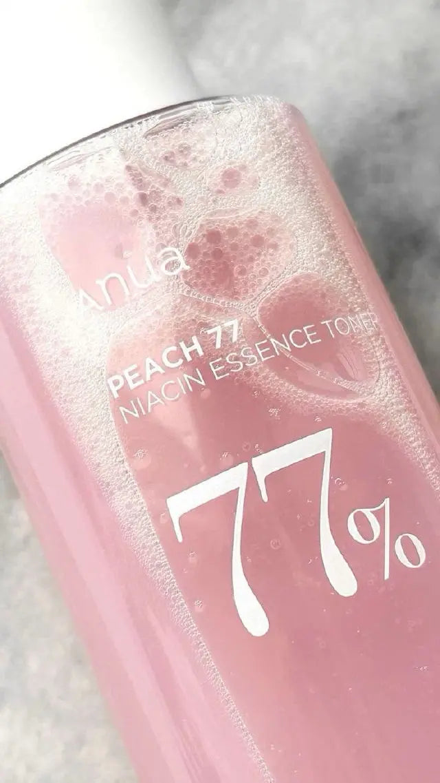Peach 77% Niacin Essence Toner ANUA — application toner visage