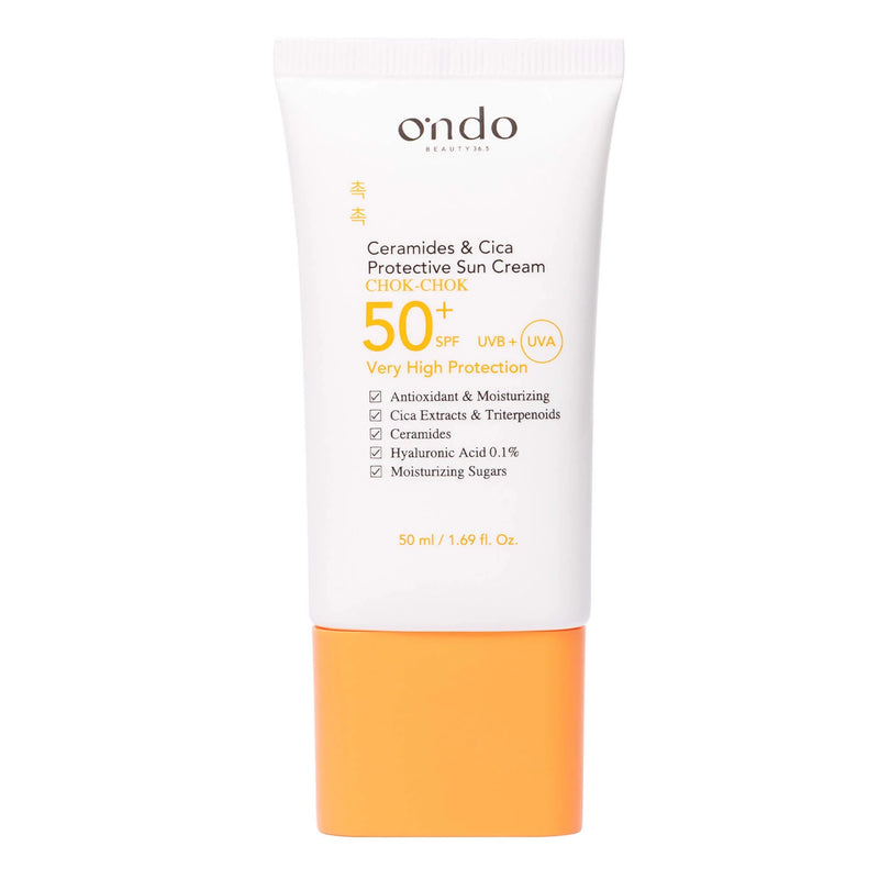 ONDO BEAUTY Ceramide & Cica Protective Sun Cream — Crème Solaire Protectrice SPF