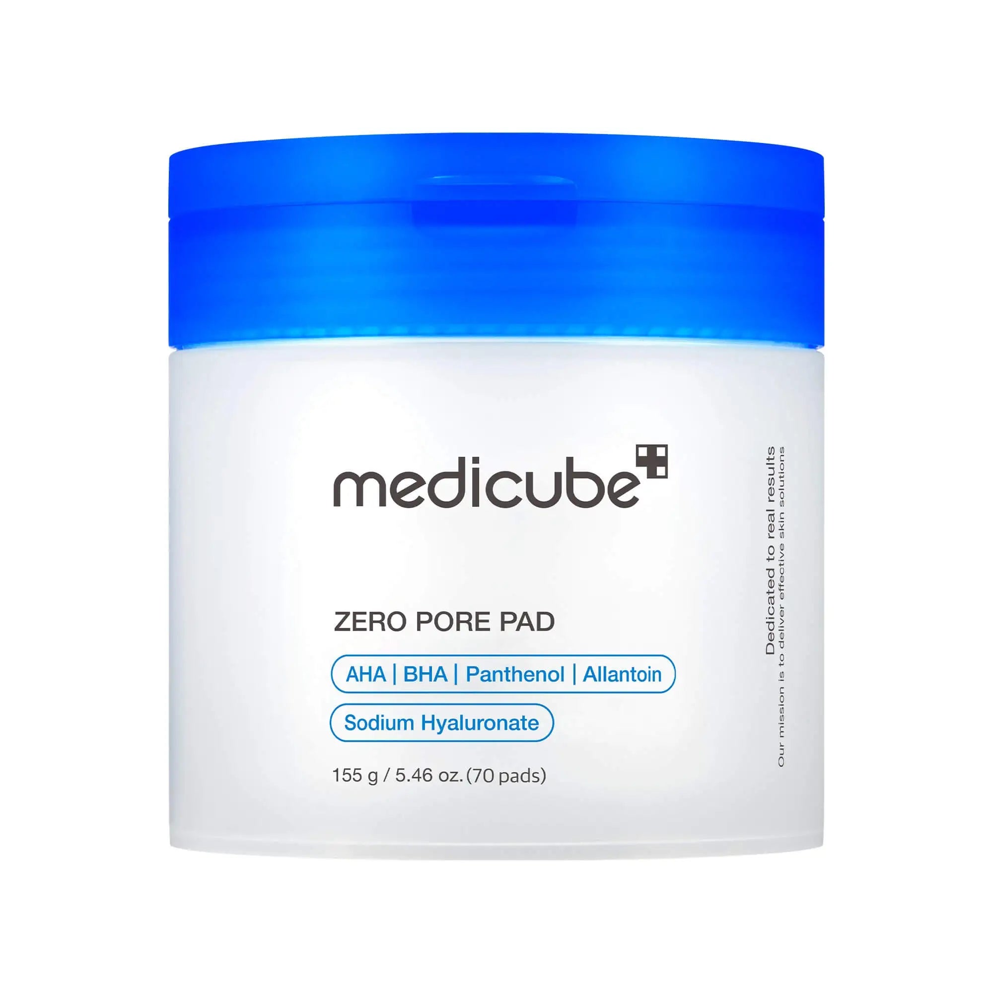 Zero Pore Pad 2.0 MEDICUBE — pad resserrant pores peau lisse