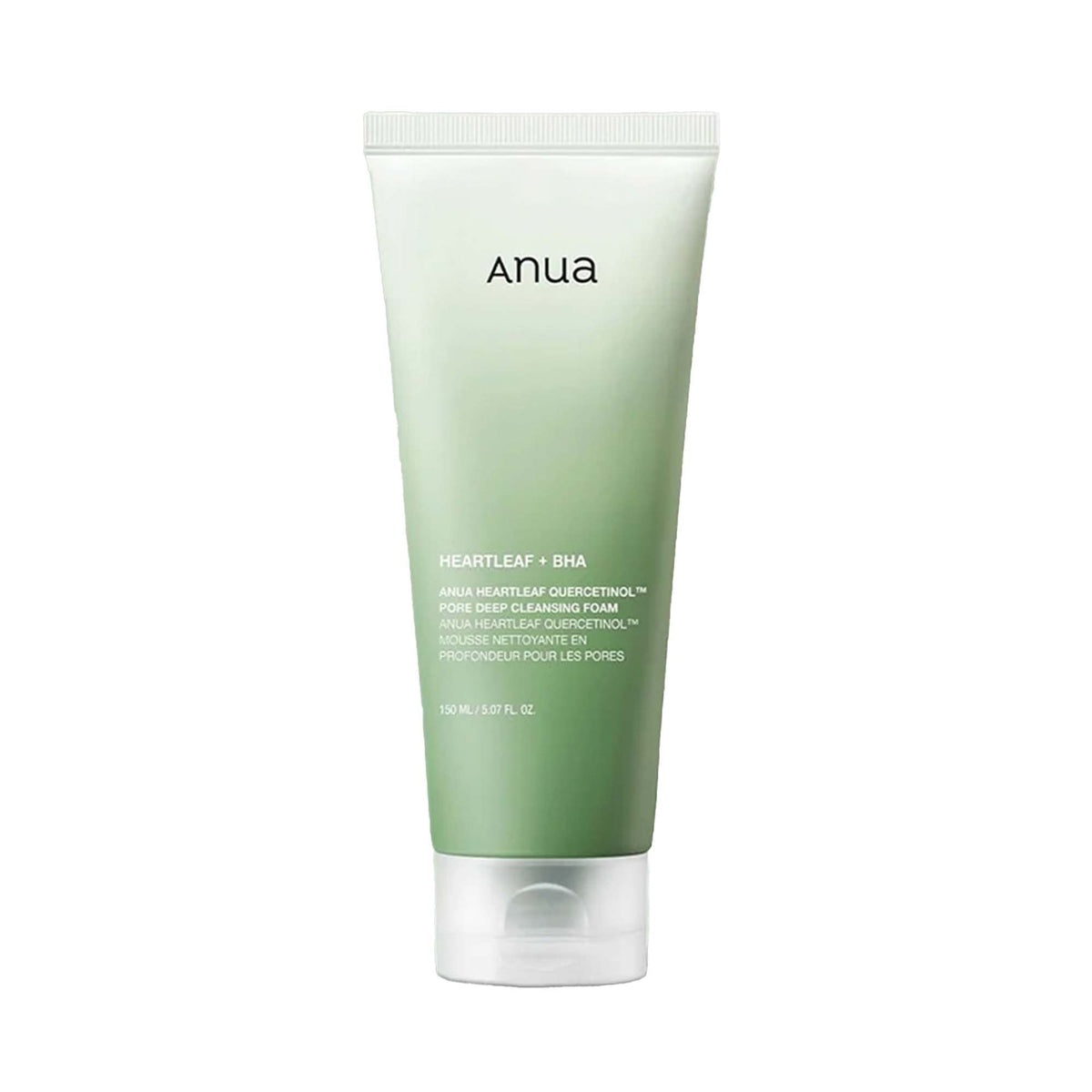 Heartleaf Quercetinol Pore Deep Cleansing Foam ANUA — nettoyant mousse anti-pores