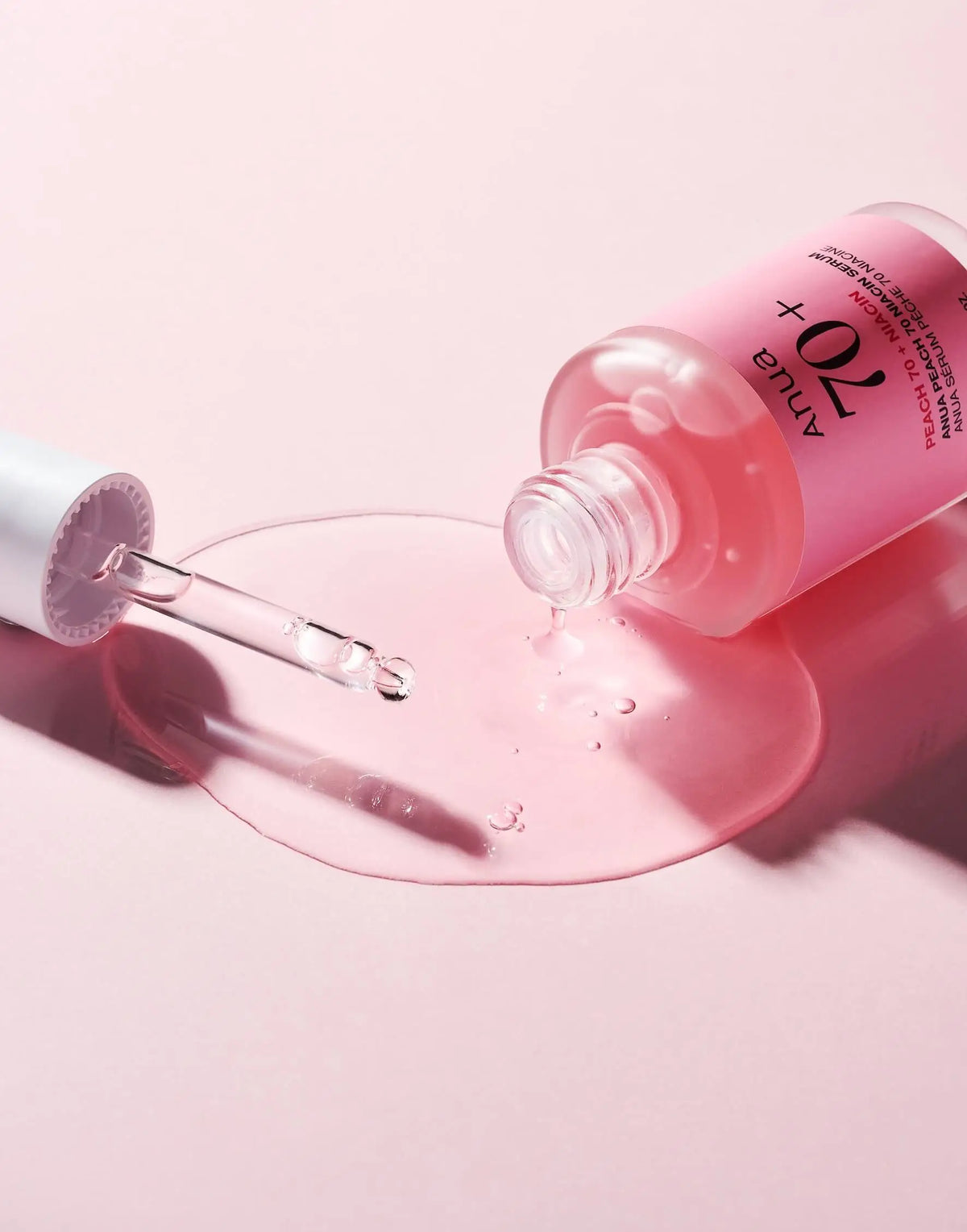 Peach 70 Niacin Serum ANUA — texture sérum légère hydratante