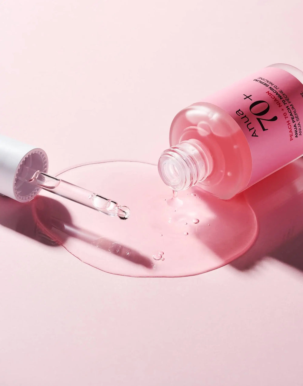 Peach 70 Niacin Serum ANUA — texture sérum légère hydratante