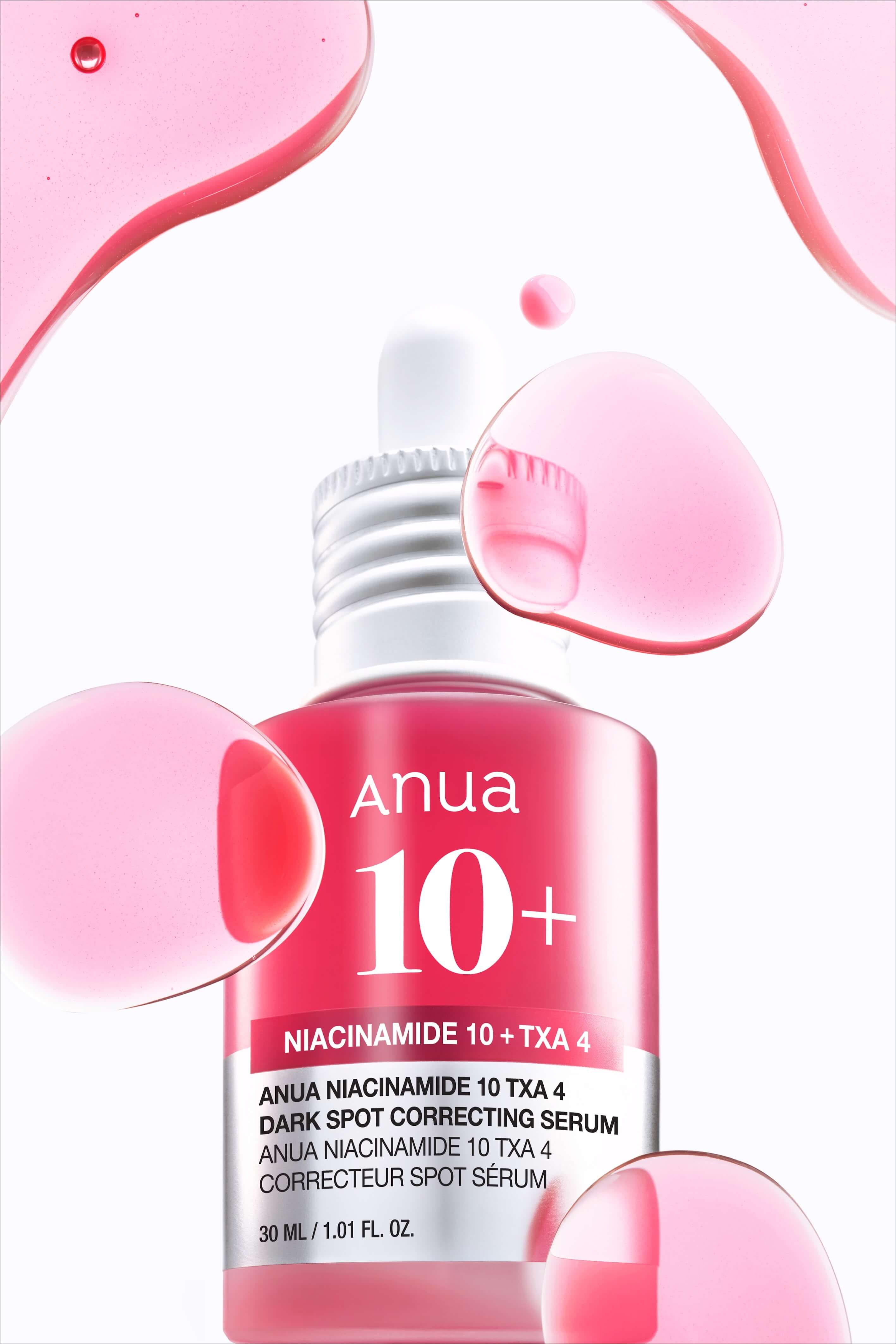 Niacinamide 10% TXA 4% Serum ANUA — résultat teint unifié éclat