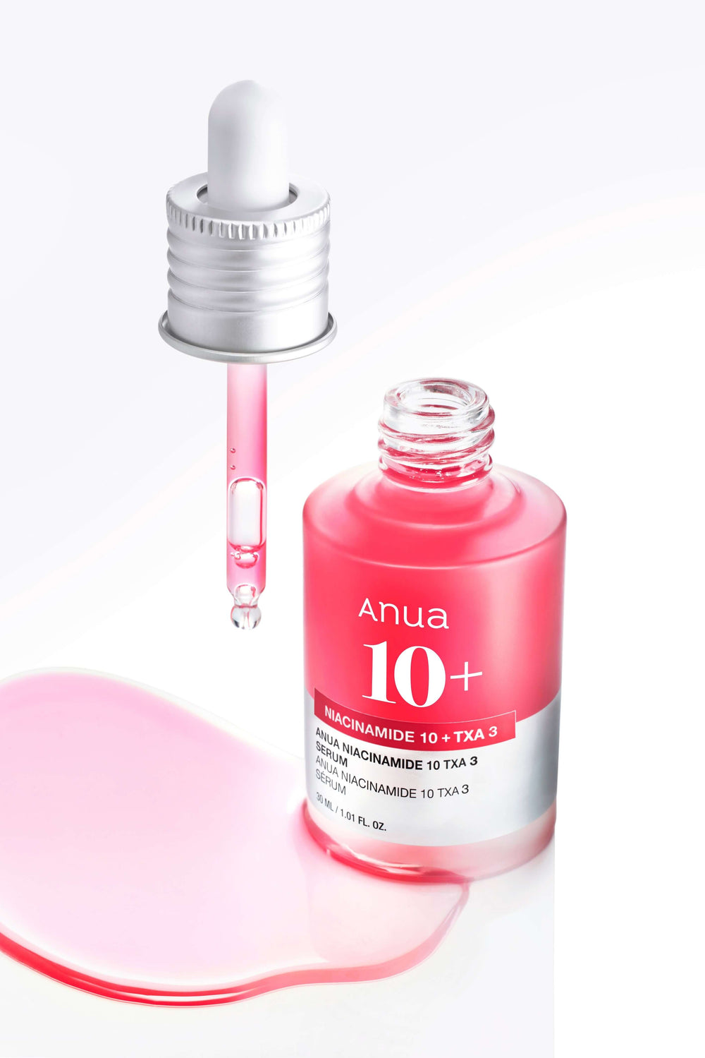 Niacinamide 10% TXA 4% Serum ANUA — packaging sérum coréen K-beauty