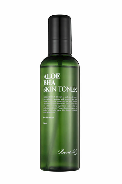  Toner à l’aloe vera et BHA de Benton pour peaux à imperfections.
