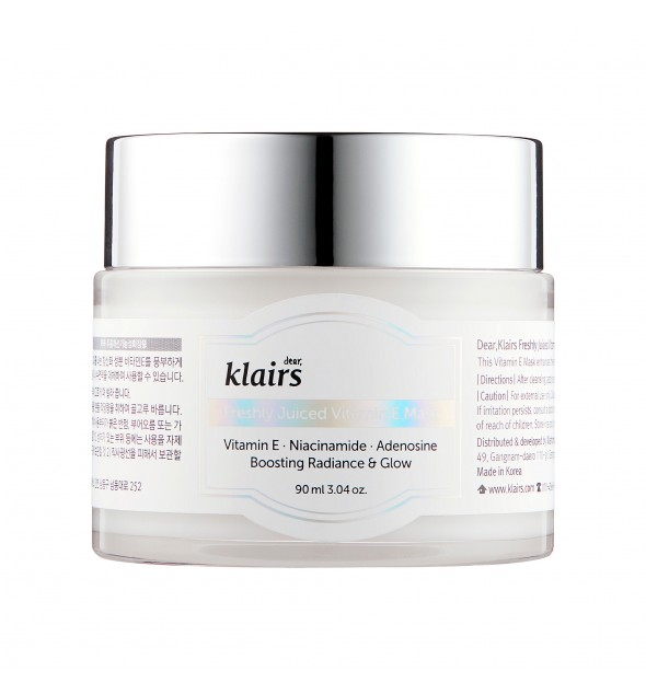 Dear Klairs Freshly Juiced Vitamin E Mask — Masque Nuit Antioxydant