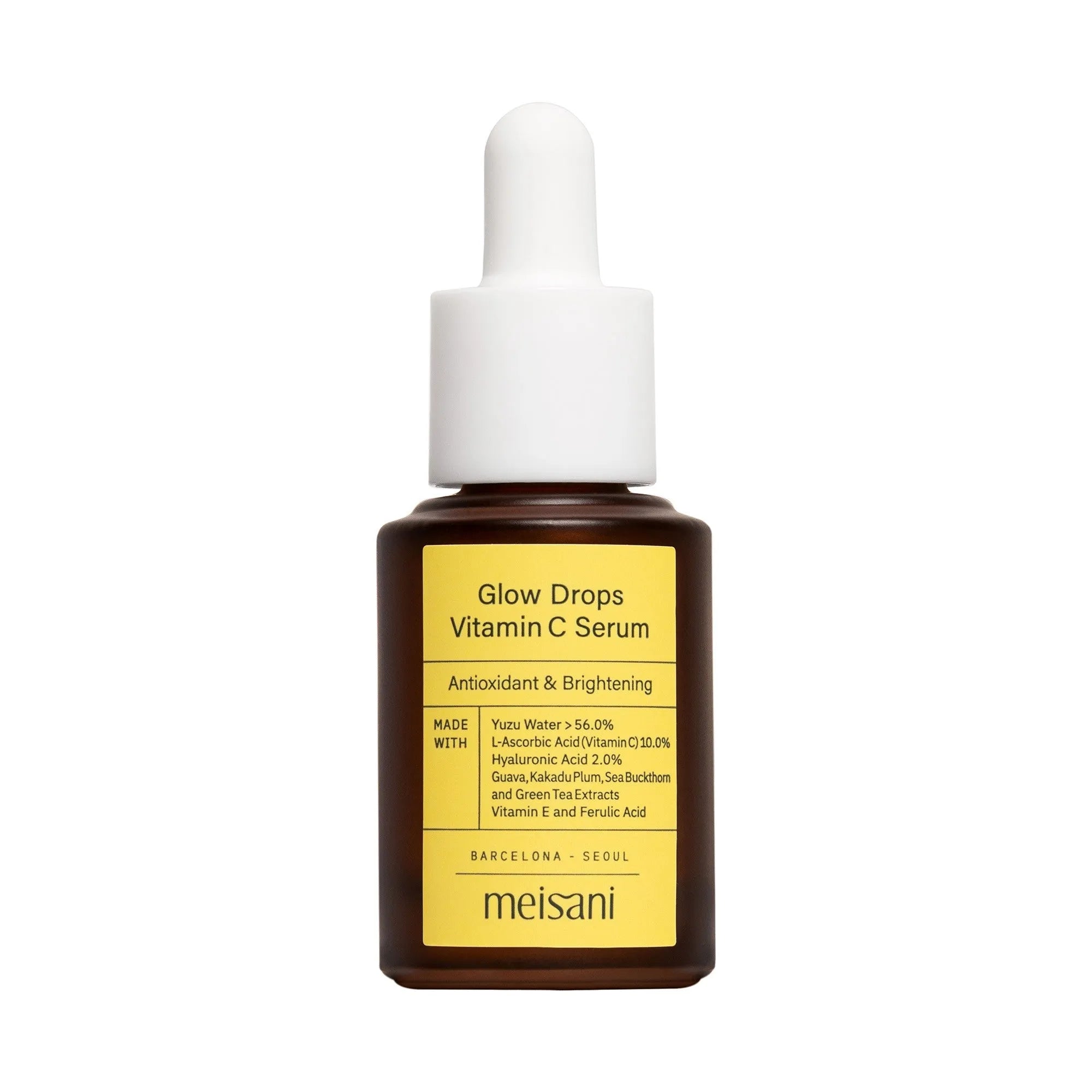 Sérum éclat à la vitamine C pour teint terne.