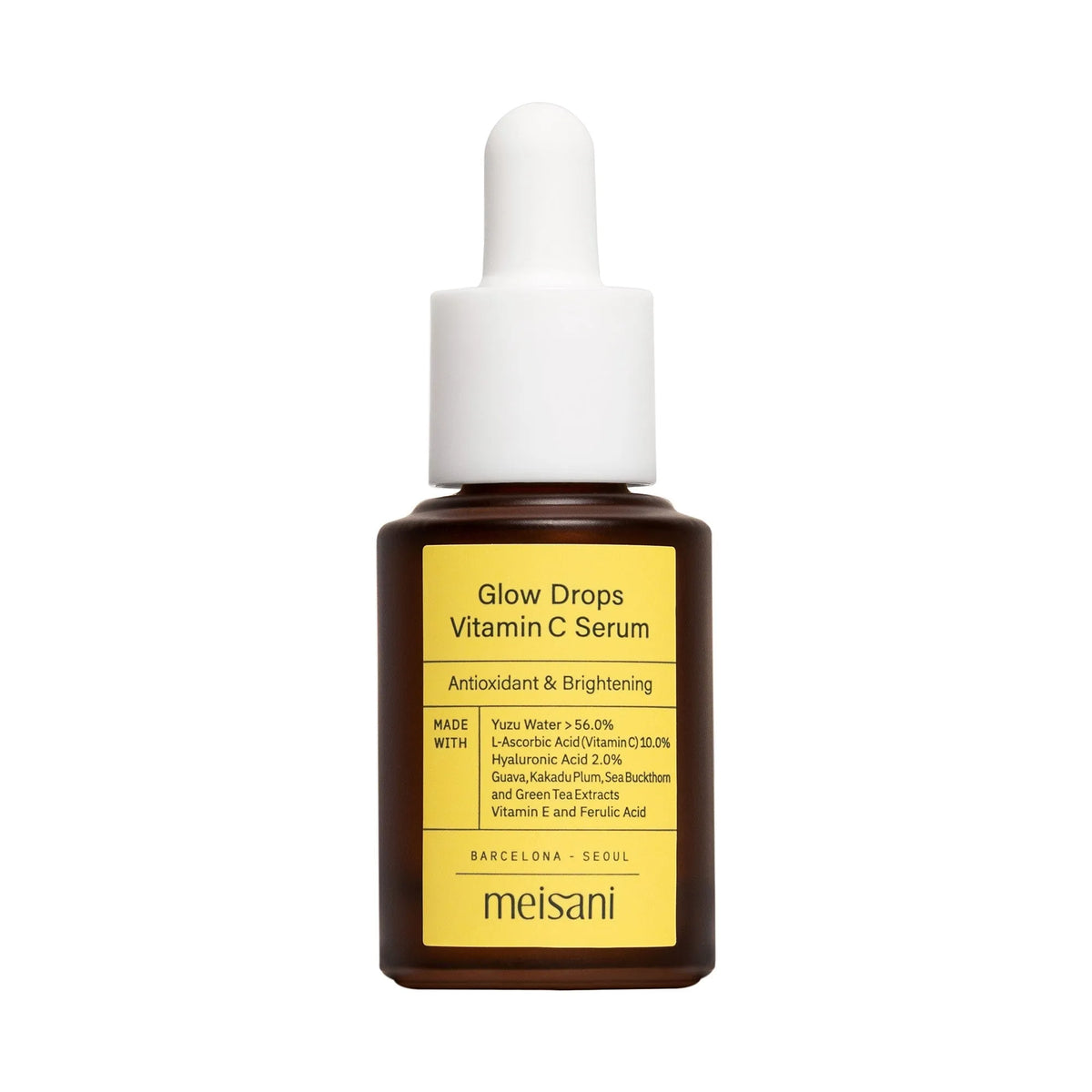 Sérum éclat à la vitamine C pour teint terne.