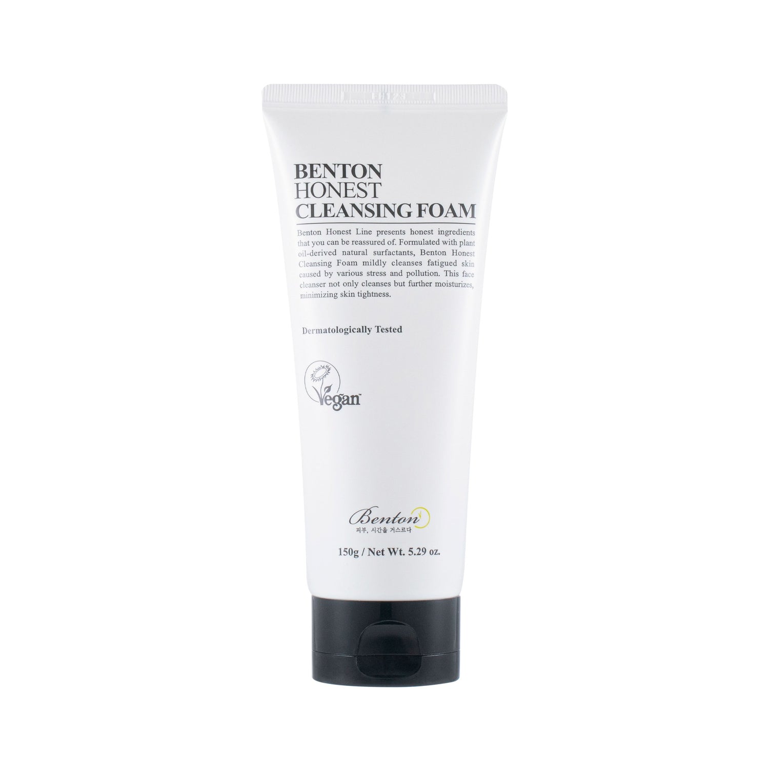 Mousse nettoyante Benton douce et hydratante.