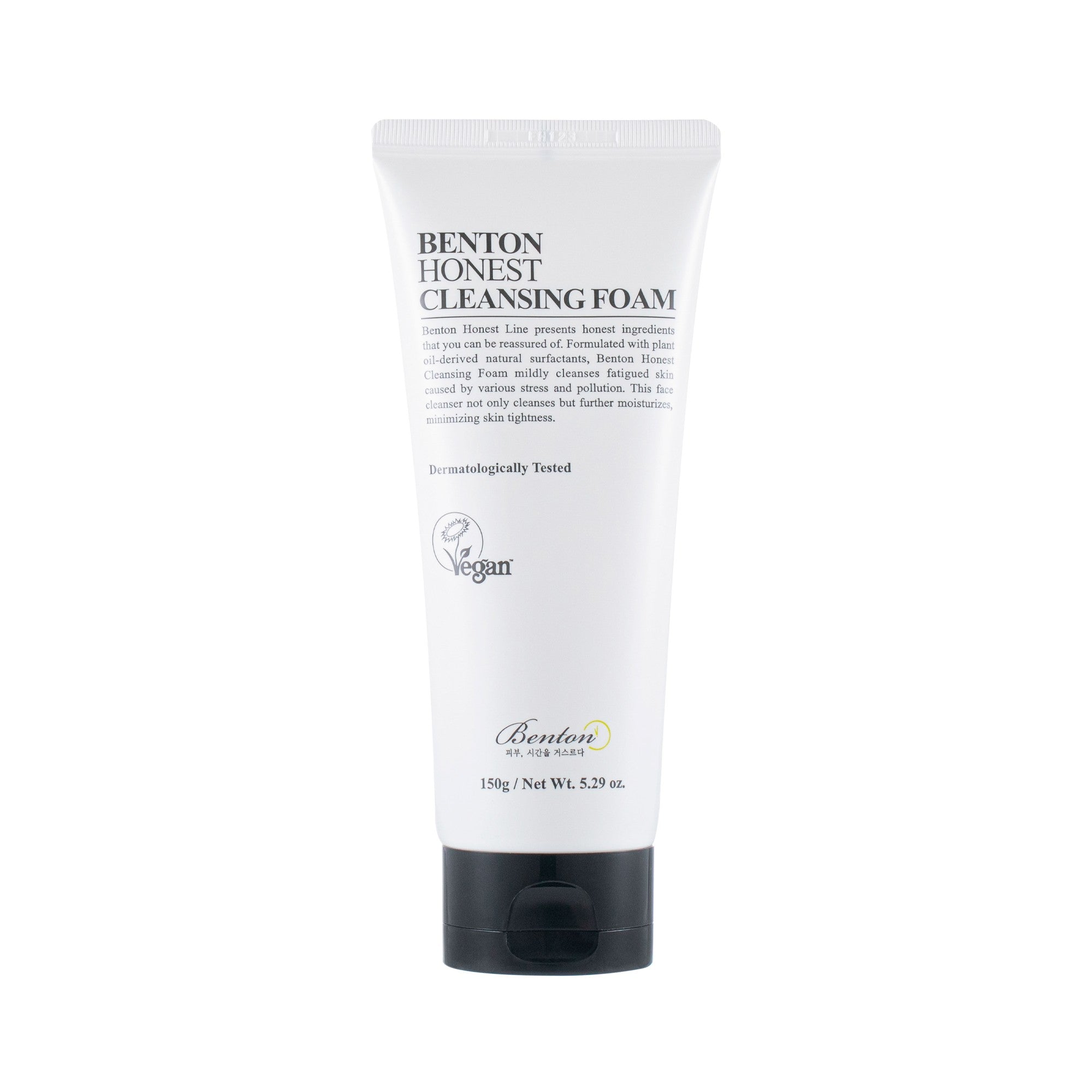 Mousse nettoyante Benton douce et hydratante.