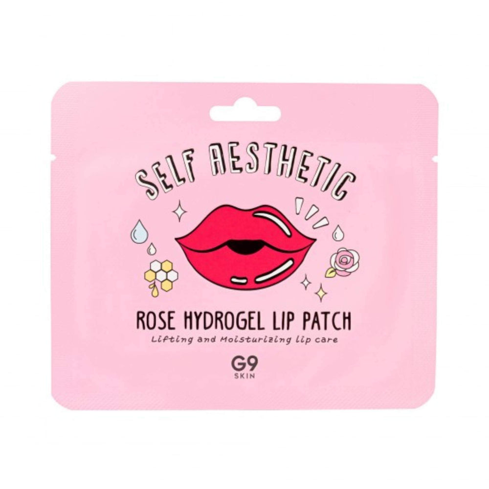 Pochette Patch silicone hydrogel lèvres à la rose
