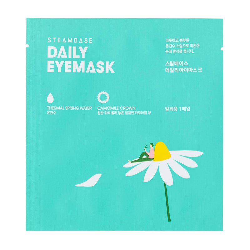 STEAMBASE Daily Eyemask Camomile Crown — Masque Yeux Chauffant à la Camomille