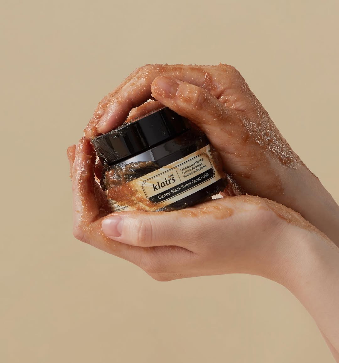 Gentle Black Sugar Facial Polish Dear Klairs — exfoliant sucre noir visage