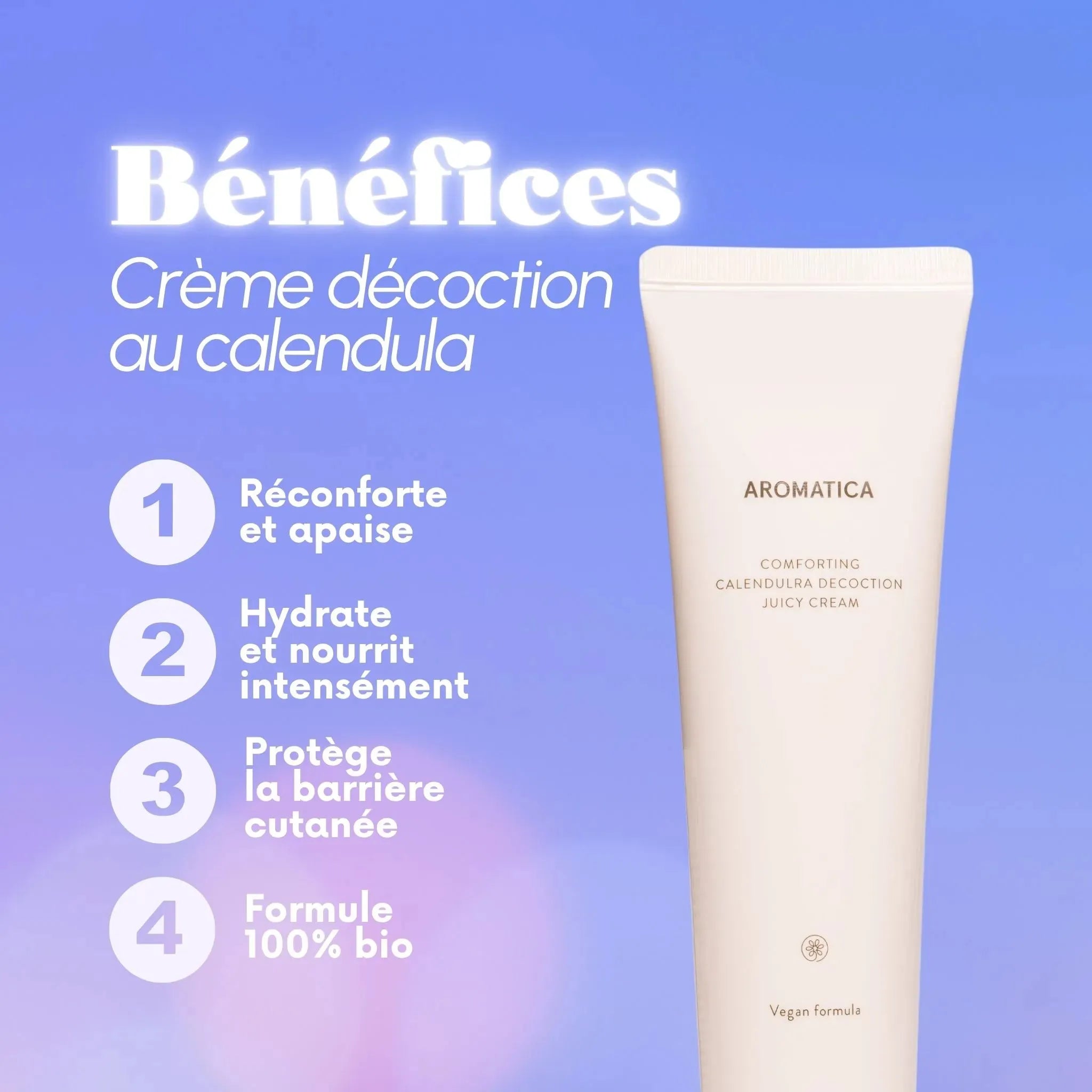 AROMATICA Comforting Calendula Decoction Juicy Cream — Crème Hydratante Apaisante