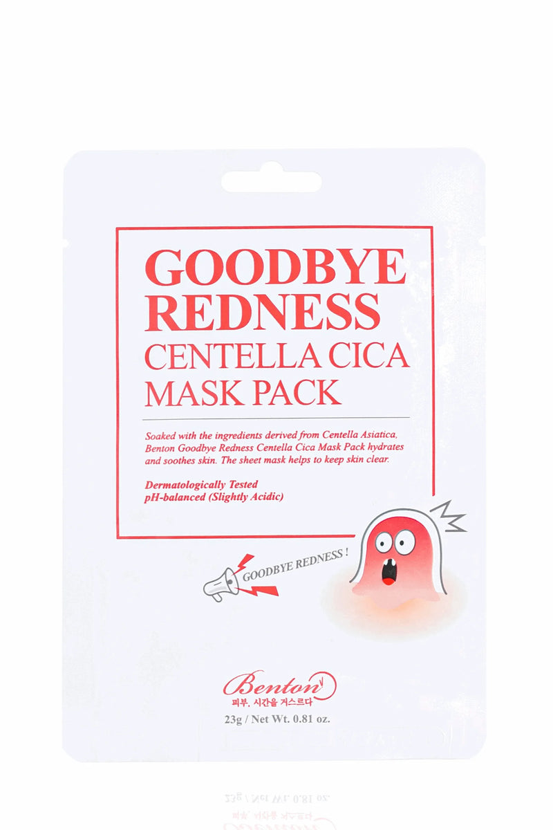 BENTON Goodbye Redness Centella Mask — Masque Tissu Apaisant Anti-Rougeurs