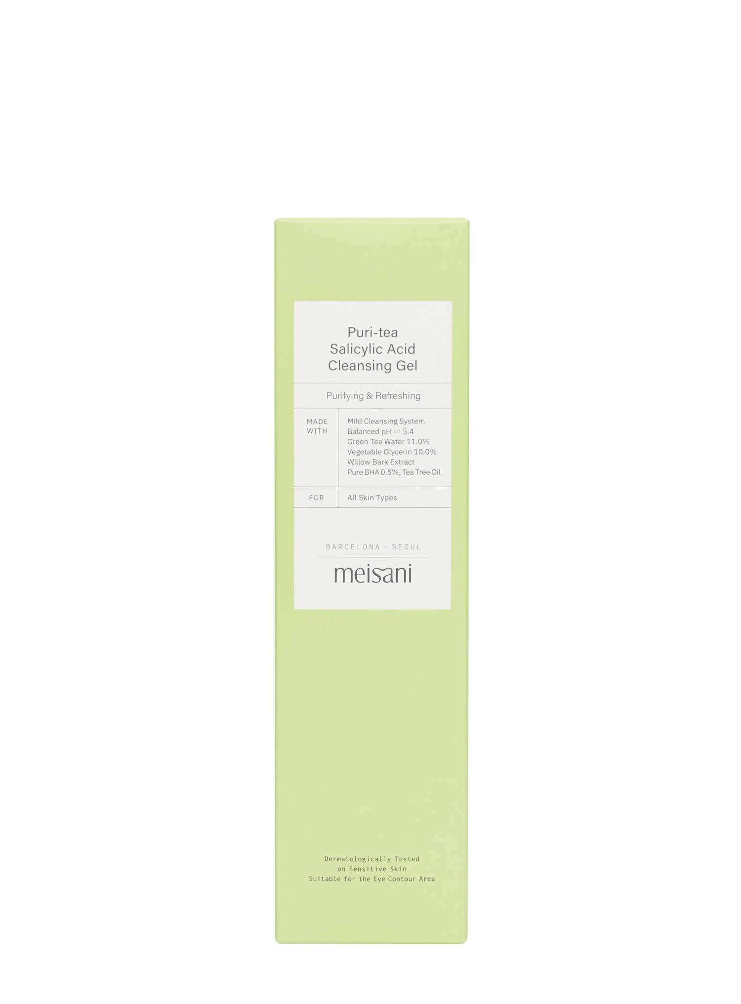 Packaging MEISANI Puri-Teq Salicylic Acid cleansing Gel